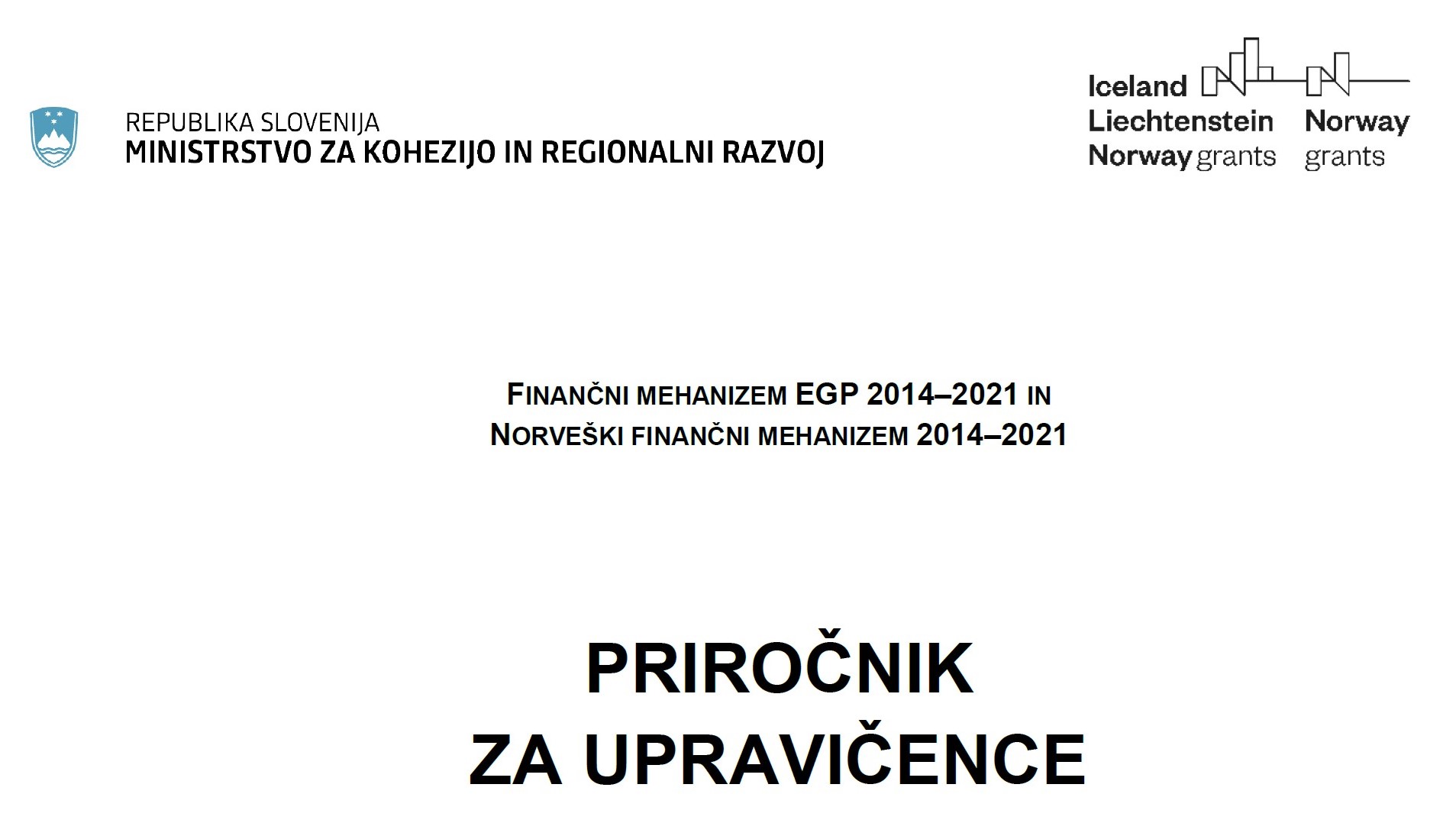 naslovnica priročnika za upravičence