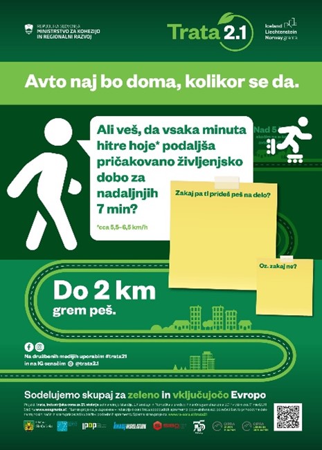 Letak kampanje: Avto naj bo doma, kolikor se da