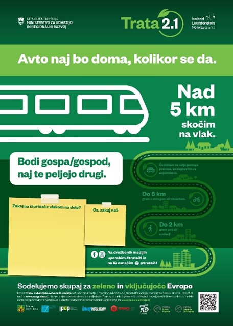 Letak kampanje: Avto naj bo doma, kolikor se da