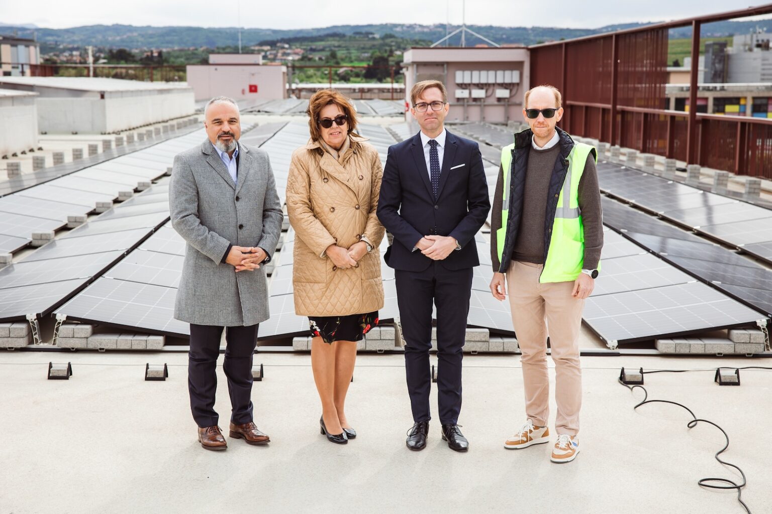 Opening of the solar power plant on the roof of the P+R Sonce Parking House
